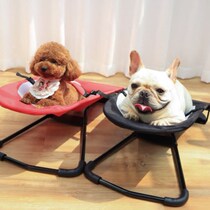 Dog rocking chair small sleeping pet Shaker folding cradle method bucket Teddy special puppy from the ground bed pet