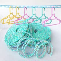 Windproof clothesline non-slip clothesline indoor collared clothing rope outdoor lanyard rope