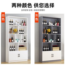 Household wine cabinet multifunctional modern minimalist sideboard restaurant integrated high-end display cabinet living room light luxury porch cabinet