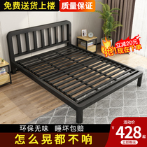 Hard - bed thickness and reinforcement of 1 5 m 1 8 children double iron rack bed