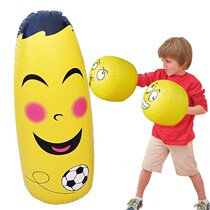  Thickened wear-resistant inflatable tumbler toy Baby fitness large blowing balloon childrens boxing sandbag childrens toy