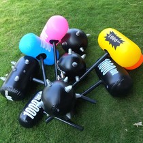 Activity props Childrens baby beating inflatable hammer Plastic toy balloon stick playing gopher balloon hammer mace