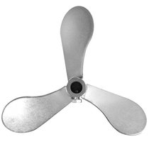 Stainless steel blade vertical dosing mixer spiral blade three-blade mixing shaft mixing stirring blade blade blade