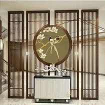 Chinese style solid wood Xuan X pass partition living room landing hotel tea room fence office seat screen