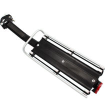 -New practical mountain bike rear seat tailstock aluminum alloy quick removal rear shelf bicycle accessories can carry peoples luggage