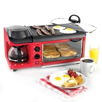 Breakfast bar multifunctional Breakfast Machine home toaster toast stove with barbecue pan coffee pot spit driver
