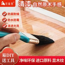 Wood varnish transparent tea tray environmental protection tasteless wood grain paint water-based wood paint furniture paint log wood wood wood paint