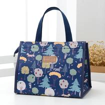 Large-capacity can be placed flat lunch box bag thickened aluminum foil insulation bag student bento bag large lunch bag to carry rice bag