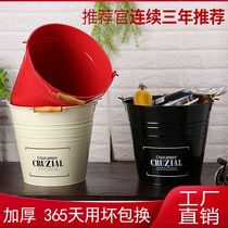 Net red beer barrel European thick ice bucket commercial beer wine ktv supplies outdoor bar creative champagne