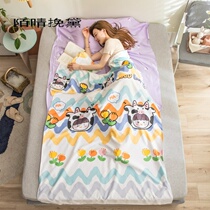 Business Trip Hotel Sepal Sleeping Bag Travel Pure Cotton Linen Quilt Cover Hotel Isolated Summer Thin single portable