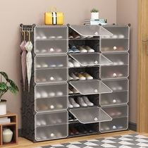 Simple shoe cabinet household dustproof storage artifact multi-layer bedroom interior good-looking shoe shelf dormitory door large capacity