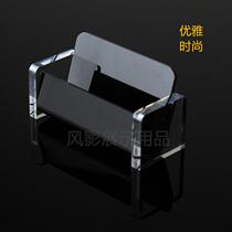 High-end business card box double business card holder acrylic desktop Creative Business Office three-layer business card shelf