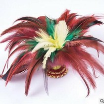 Shuttlecock old-fashioned manual upgrade feathers pure hand shuttlecock Iron Standard processing shuttlecock made iron piece flower chicken feather shuttlecock shuttlecock