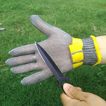 Five-finger anti-cutting saw special thorn weapon with knife cutting oyster stainless steel wire iron fist gloves