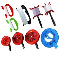 2020 Weifang new kite plastic red wheel with thread spool hand grip wheel Board flying equipment