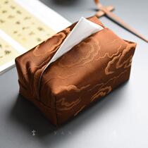 Chinese Reclassical Pumps Box Light Luxury Tissue Box Clothes Zen Tea Desktop Paper Slets Living Room Household Paper Pumper