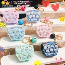 Childrens Handheld Gopher Game Machine Keychain Nostalgic Hanging Toys School Stationery Store Hot Sale