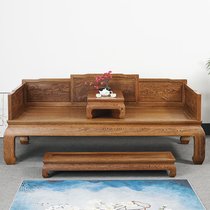Redwood Chicken Wing Luohan Bed Solid Wood Single Chinese Kang Several Small Family Type Living Room Multi-function 2 m Recliner Sofa