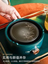 Boil scented tea fruit tea tea set light luxury household electric heating afternoon tea glass pot cup living room tea