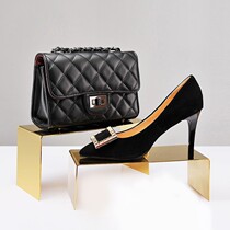 Shoe store shoe rack display stainless steel shoe rack display prop bag holder shop commercial bag rack shoe holder