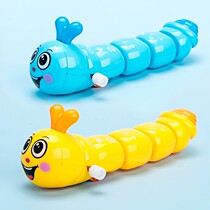 Childrens puzzle 80 after nostalgic toy clockwork caterpillar jumps chicken clockwork small animal frog will run