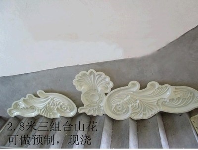 Wall decoration Roman column mold window villa model European style board style lace window flower water k mud mud Hotel
