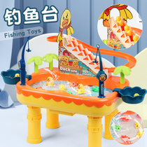 Boys electric fishing toys 6 years old children ducklings climb stairs 2 baby girls 3 years old 4 early education play