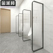 Public toilet partition board toilet stainless steel urinal custom shielded toilet glass partition wall Changhong
