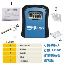 Gate LOGO key storage box storage box site key box decoration wall-mounted password company cat