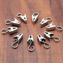 (5 pcs) Curtain Hook Clip Serrated Small Clip Strong Ring Bed Curtain Accessories Rod Iron Buckle Clip