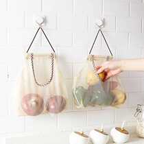 Garlic ginger storage wall hanging kitchen garlic ginger bag ginger garlic storage bag ginger onion garlic portable hanging bag