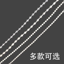 Curtain rope roller blind accessories crystal bead lifting Louver soft curtain hand zipper pendant buckle accessories