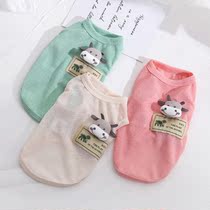 Summer Dog Cat Clothes Cute cartoon Printed Pets T-shirt