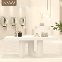 Clothing store display props window display table in the middle of the island running water table womens clothing store