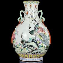Clear Dry Lung Enamel Colored Peacock Opera Peony with a bottle 39 39 26