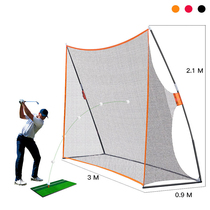 Family indoor golf folding practice net strike Net courtyard simulator cut Rod cage full
