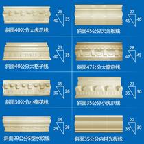 Eaves line mold Roman column outer eaves cornice drip line European cement waistline Villa exterior wall building Template