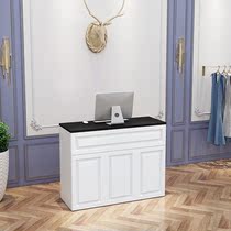 European small shop cash register beauty nail salon reception front desk clothing shop milk tea shop simple front desk bar