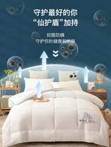 Waterstar Home Textile official flagship store wool quilted 100 pure wool cashmere quilt winter by thickened warm double autumn