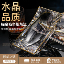 TOKYO crystal glass ashtray creative personality trend home Nordic living room office atmospheric ashtray