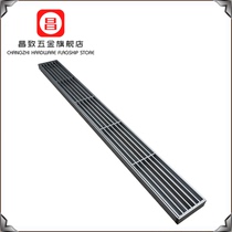 Customized 304 stainless steel strip grille drainage ditch cover sewer trench water grate well cover spot