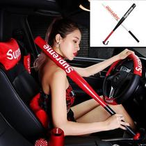 Baseball bat self-defense weapon legal student thickened alloy steel baseball stick car male club Club thin stick