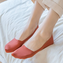 Ice-stocking children Short Sox Summer slim Socks Girl girls Summer wear Silicone Anti Slip Light Mouth Socks Ship Socks