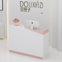Simple cash register shop small girls clothing store baking paint bar haircut beauty nail art front desk reception bar marble