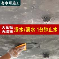 Ceiling leakage waterproof repair upstairs bathroom water seepage material wall indoor back surface repair artifact