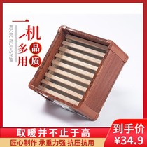  Solid wood heater Household energy-saving fire box foot warmer artifact baking stove baking box baking foot device Electric fire bucket baking fire device