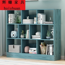 Bookshelf simple modern student bookcase floor-to-ceiling living room household storage bedroom storage economical simple cabinet