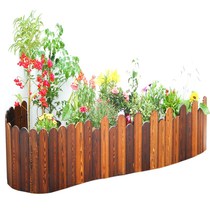 Anti-corrosion wood fence courtyard indoor garden kindergarten wall decoration wooden fence flower bed guardrail outdoor fence