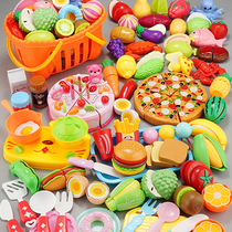 Shopping cart toy childrens supermarket trolley large simulation girl House toy cheschile fruit boy