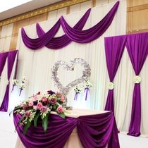 Wedding props background gauze wedding shaman wedding arrangement hotel stage decoration curtain wedding supplies gauze veil